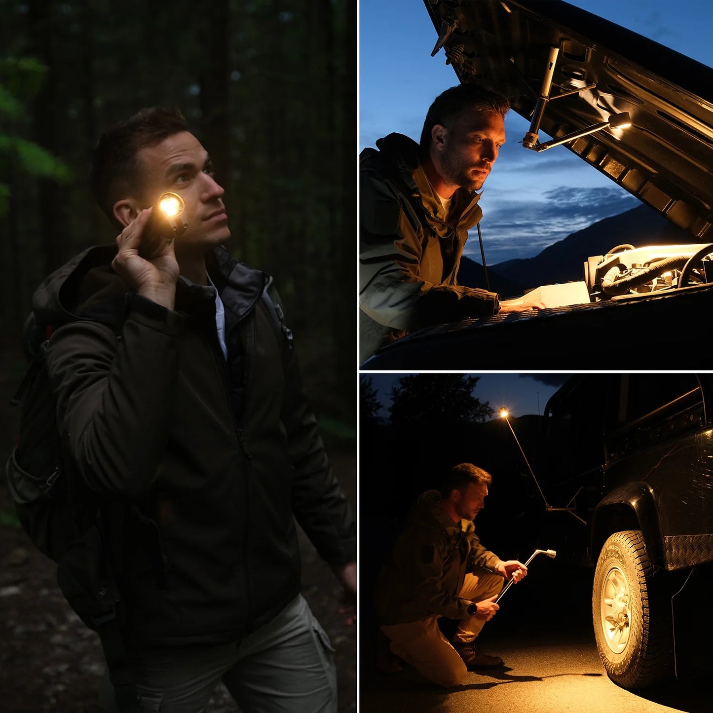 OUTASK TD2 Portable Magnetic Camping Lights Rechargeable