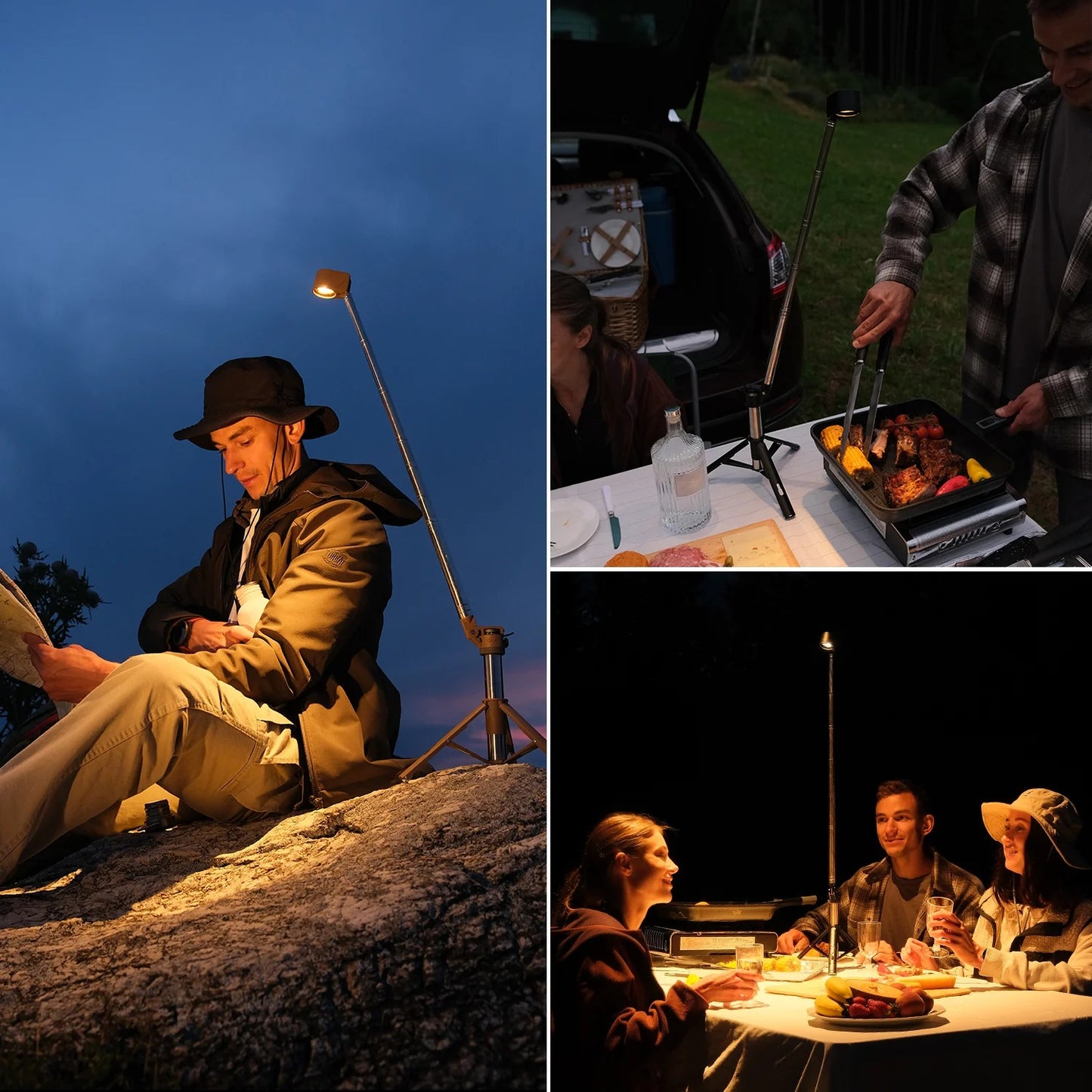 OUTASK TD2 Portable Magnetic Camping Lights Rechargeable